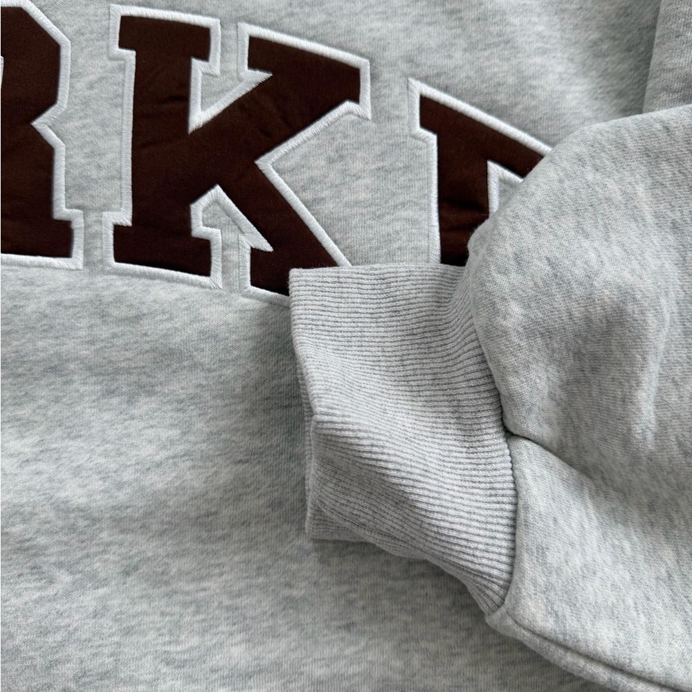 Parker Gray Sweatshirt with brown Lettering - Picture 3 of 5